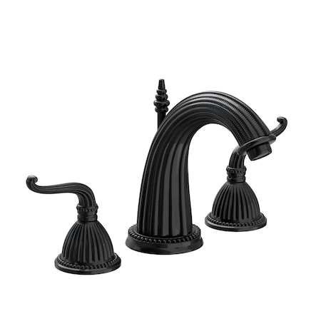 Newport Brass Widespread Lavatory Faucet in Gloss Black 1090/54